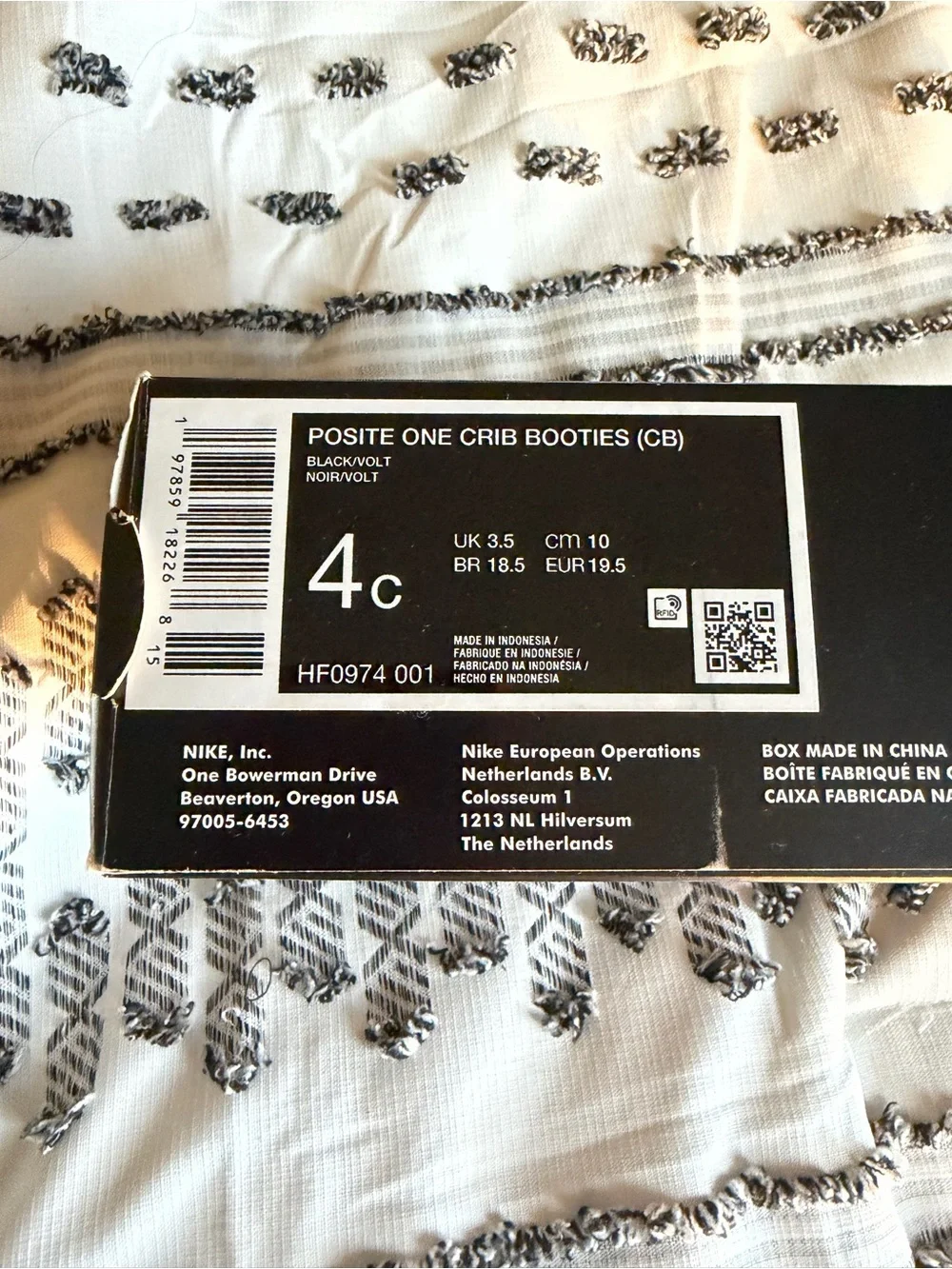 Toddler Nike foamposites size 4C